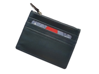 Кредитница - чехол для пластиковых карт на 7 карманов с RFID защитой CHR-7-15 (синий)