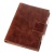 Ежедневник кожаный формата А5, коричневого цвета. Гибкая обложка. Блок на кольцевом механизме (арт. С20-05)