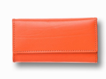 Ключница карманная на кнопке оранжевая 9022-08