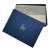 Бумажник водителя для автодокументов и паспорта темно-синий 10580-15T