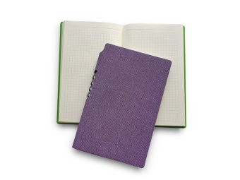 Ежедневник «Апрель» в комплекте с ручкой PL7, цвет - лаванда