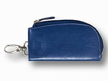 Ключница карманная на молнии синяя 9030-15