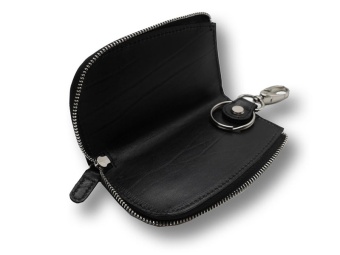 Ключница карманная на молнии черная 9030-01