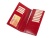 Бумажник кожаный, компактный, красный 10513-06
