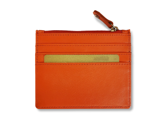 Кредитница - чехол для пластиковых карт на 7 карманов с RFID защитой CHR-7-08 (оранжевый)
