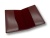 Мягкая обложка для паспорта бордо с подкладкой из бархата 10576-09